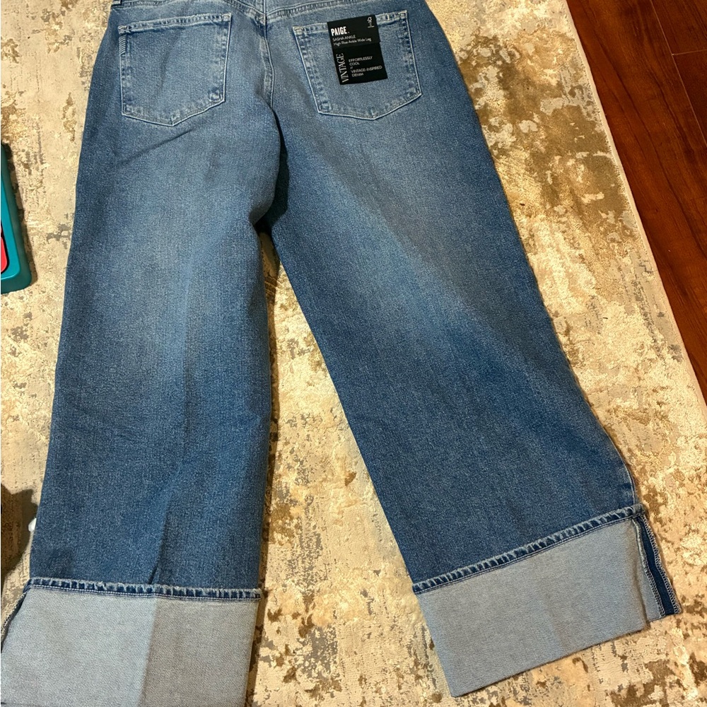 PAIGE Women's Denim Wide-Leg Jeans